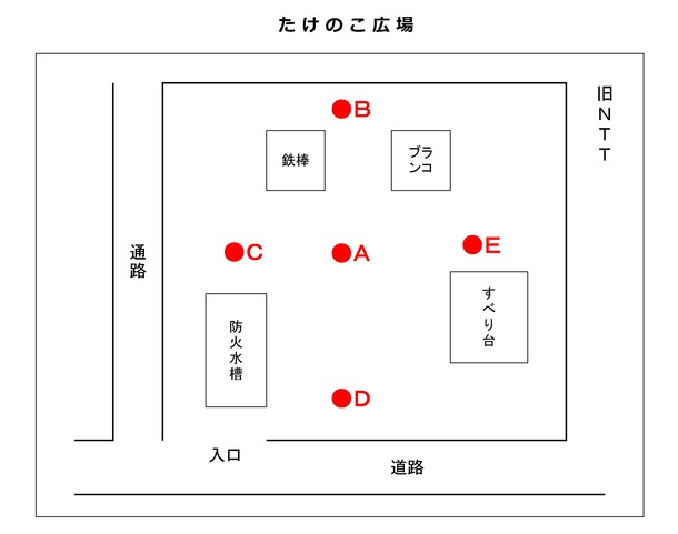 たけのこ広場測定地点