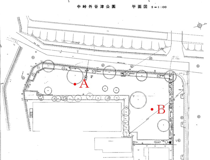 中峠外谷津公園測定地点