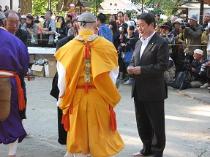 子之神大黒天「柴燈護摩火渡り祭」に出席2